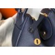 Super Clone Replica Hermes Lindy 26 cm bag, Navy blue with gold-tone hardware Top Replica Hermes Lindy 26 cm bag, Navy blue with gold-tone hardware