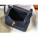 Super Clone Replica Hermes Lindy 26 cm bag, Navy blue with gold-tone hardware Top Replica Hermes Lindy 26 cm bag, Navy blue with gold-tone hardware