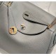 Super Clone Replica Hermes Lindy 26 cm bag, Gris Meyer with gold-tone hardware Top Replica Hermes Lindy 26 cm bag, Gris Meyer with gold-tone hardware