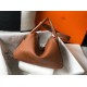 Super Clone Replica Hermes Lindy 26 cm bag, Brown with gold-tone hardware Top Replica Hermes Lindy 26 cm bag, Brown with gold-tone hardware