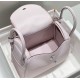 Super Clone Replica Hermes Lindy 26 cm bag, Light purple with gold-tone hardware Top Replica Hermes Lindy 26 cm bag, Light purple with gold-tone hardware