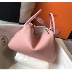 Super Clone Replica Hermes Lindy 26 cm bag, Pink with gold-tone hardware Top Replica Hermes Lindy 26 cm bag, Pink with gold-tone hardware