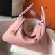 Super Clone Replica Hermes Lindy 26 cm bag, Pink with gold-tone hardware Top Replica Hermes Lindy 26 cm bag, Pink with gold-tone hardware