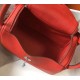 Super Clone Replica Hermes Lindy 26 cm bag, Red with gold-tone hardware Top Replica Hermes Lindy 26 cm bag, Red with gold-tone hardware