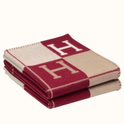 Top Replica Hermes Avalon III Blanket Red