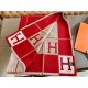 Top Replica Hermes Avalon III Blanket Red