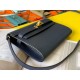 Top Replica Hermes Kelly Classique To Go Wallet Epsom Dark Blue