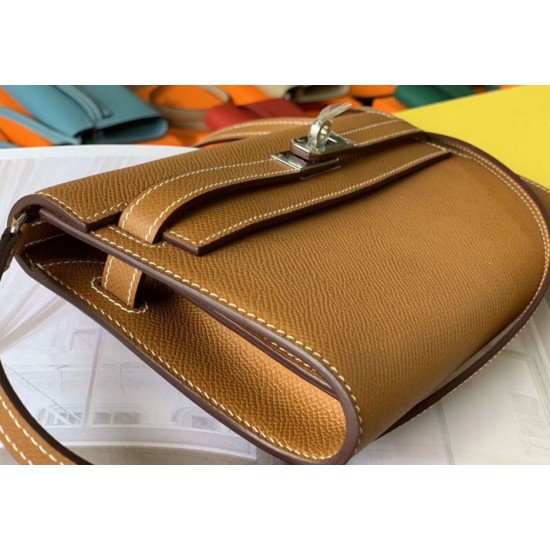 Top Replica Hermes Kelly Classique To Go Wallet Epsom Brown