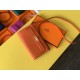 Top Replica Hermes Kelly Classique To Go Wallet Epsom Orange