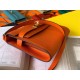 Top Replica Hermes Kelly Classique To Go Wallet Epsom Orange
