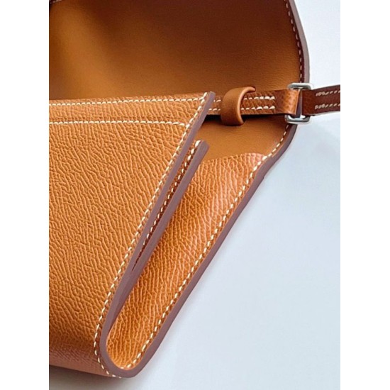 Top Replica Hermes Constance To Go Wallet Epsom Brown