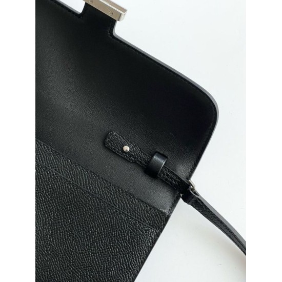 Top Replica Hermes Constance To Go Wallet Epsom Black