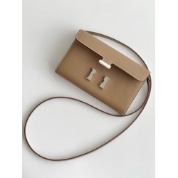 Top Replica Hermes Wallet Constance To Go Epsom Taupe