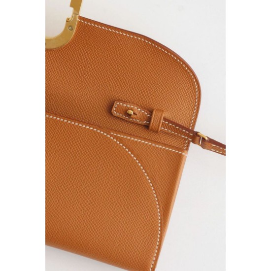 Top Replica Hermes Maillon To Go Epsom Wallet Brown