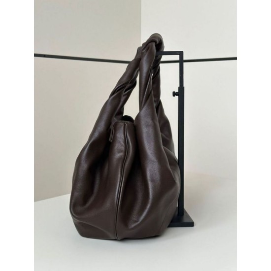 Super Clone Replica Fendi Spy Hobo Bag Small B2:B65ia/Large with Twisted Handle in Coffee Top Replica Fendi Spy Hobo Bag Small B2:B65ia/Large with Twisted Handle in Coffee