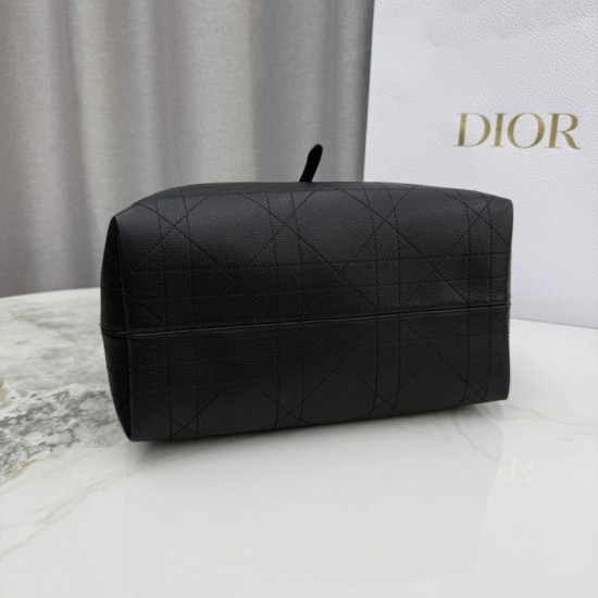 Super Clone Replica Dior Toujours Medium/Large Macrocannage Calfskin Bag, Black Top Replica Dior Toujours Medium/Large Macrocannage Calfskin Bag, Black