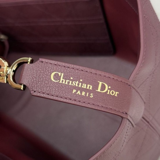 Super Clone Replica Dior Toujours Medium/Large Macrocannage Calfskin Bag, Burgundy Top Replica Dior Toujours Medium/Large Macrocannage Calfskin Bag, Burgundy