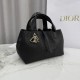 Super Clone Replica Dior Toujours Small Macrocannage Calfskin Bag, Black Top Replica Dior Toujours Small Macrocannage Calfskin Bag, Black
