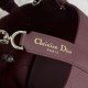 Super Clone Replica Dior Toujours Small Macrocannage Calfskin Bag, Burgundy Top Replica Dior Toujours Small Macrocannage Calfskin Bag, Burgundy
