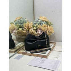 Super Clone Replica Dior Bow Bag with Black Bow and Gold-Finish Metal Top Replica Dior Bow Bag with Black Bow and Gold-Finish Metal