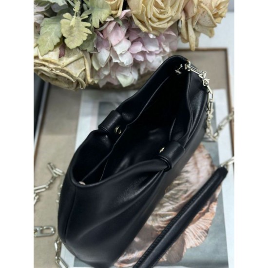 Super Clone Replica Dior Bow Bag with Black Bow and Gold-Finish Metal Top Replica Dior Bow Bag with Black Bow and Gold-Finish Metal