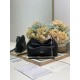 Super Clone Replica Dior Bow Bag with Black Bow and Gold-Finish Metal Top Replica Dior Bow Bag with Black Bow and Gold-Finish Metal