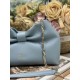 Super Clone Replica Dior Bow Bag with Blue Bow and Gold-Finish Metal Top Replica Dior Bow Bag with Blue Bow and Gold-Finish Metal