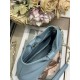 Super Clone Replica Dior Bow Bag with Blue Bow and Gold-Finish Metal Top Replica Dior Bow Bag with Blue Bow and Gold-Finish Metal