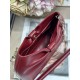 Super Clone Replica Dior Bow Bag with Claret Bow and Gold-Finish Metal Top Replica Dior Bow Bag with Claret Bow and Gold-Finish Metal