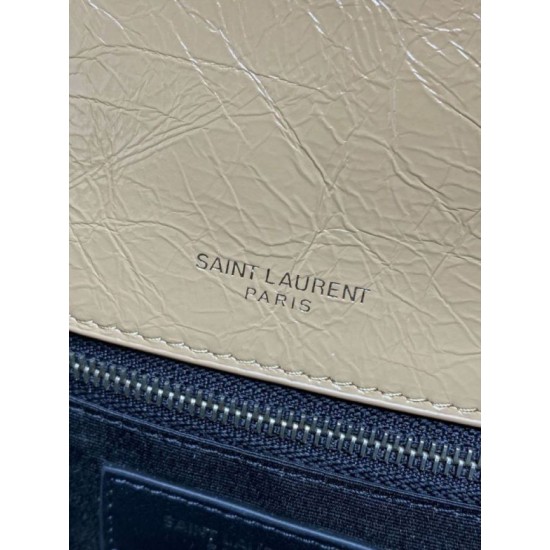 Super Clone Replica Vintage YSL Saint Laurent Niki Medium Crossbody Bag in Waxed and Oiled Leather, Apricot Top Replica Vintage YSL Saint Laurent Niki Medium Crossbody Bag in Waxed and Oiled Leather, Apricot