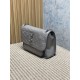Super Clone Replica Vintage YSL Saint Laurent Niki Medium Crossbody Bag in Waxed and Oiled Leather, Gray Top Replica Vintage YSL Saint Laurent Niki Medium Crossbody Bag in Waxed and Oiled Leather, Gray