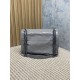 Super Clone Replica Vintage YSL Saint Laurent Niki Medium Crossbody Bag in Waxed and Oiled Leather, Gray Top Replica Vintage YSL Saint Laurent Niki Medium Crossbody Bag in Waxed and Oiled Leather, Gray