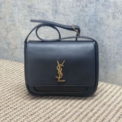 Top Replica YSL Saint Laurent Niki Crossbody Bag in Grained Besace, Black