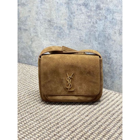 Super Clone Replica YSL Saint Laurent Niki Crossbody Bag Saint Laurent Niki Besace brown suede Top Replica YSL Saint Laurent Niki Crossbody Bag Saint Laurent Niki Besace brown suede