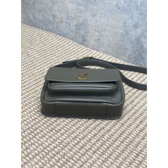 Super Clone Replica YSL Saint Laurent Niki Crossbody Bag in Grained Besace, Light Moss Top Replica YSL Saint Laurent Niki Crossbody Bag in Grained Besace, Light Moss