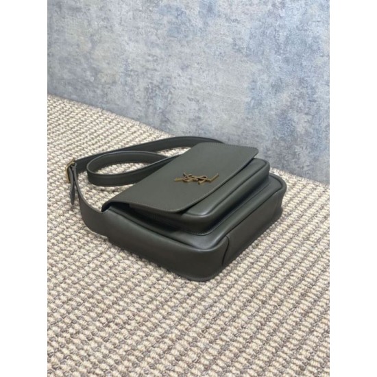Super Clone Replica YSL Saint Laurent Niki Crossbody Bag in Grained Besace, Light Moss Top Replica YSL Saint Laurent Niki Crossbody Bag in Grained Besace, Light Moss