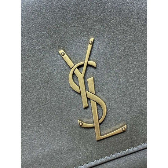 Super Clone Replica YSL Saint Laurent Niki Crossbody Bag in Grained Besace, Light Moss Top Replica YSL Saint Laurent Niki Crossbody Bag in Grained Besace, Light Moss