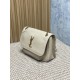 Super Clone Replica YSL Saint Laurent Niki Medium/Large shoulder bag in grained lambskin, beige Top Replica YSL Saint Laurent Niki Medium/Large shoulder bag in grained lambskin, beige