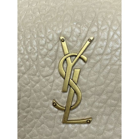Super Clone Replica YSL Saint Laurent Niki Medium/Large shoulder bag in grained lambskin, beige Top Replica YSL Saint Laurent Niki Medium/Large shoulder bag in grained lambskin, beige