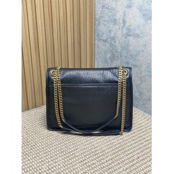 Top Replica YSL Saint Laurent Niki Medium/Large shoulder bag in grained lambskin, black