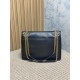 Super Clone Replica YSL Saint Laurent Niki Medium/Large shoulder bag in grained lambskin, black Top Replica YSL Saint Laurent Niki Medium/Large shoulder bag in grained lambskin, black