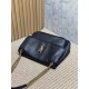 Super Clone Replica YSL Saint Laurent Niki Medium/Large shoulder bag in grained lambskin, black Top Replica YSL Saint Laurent Niki Medium/Large shoulder bag in grained lambskin, black