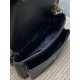 Super Clone Replica YSL Saint Laurent Niki Medium/Large shoulder bag in grained lambskin, black Top Replica YSL Saint Laurent Niki Medium/Large shoulder bag in grained lambskin, black