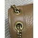 Super Clone Replica YSL Saint Laurent Niki Medium/Large shoulder bag in grained lambskin, brown Top Replica YSL Saint Laurent Niki Medium/Large shoulder bag in grained lambskin, brown