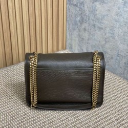 Super Clone Replica YSL Saint Laurent Niki Medium/Large shoulder bag in grained lambskin, light coffee Top Replica YSL Saint Laurent Niki Medium/Large shoulder bag in grained lambskin, light coffee