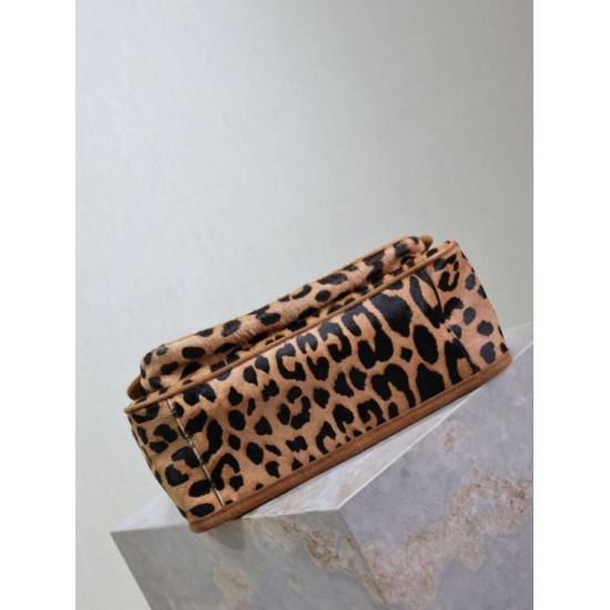 Top Replica YSL Saint Laurent Niki Chain Flap Bag, medium, leopard print