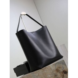 Super Clone Replica YSL Saint Laurent Bold hobo bag in smooth leather, black Top Replica YSL Saint Laurent Bold hobo bag in smooth leather, black