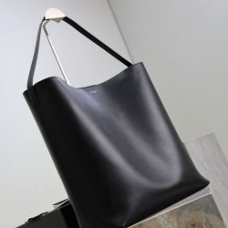 Super Clone Replica YSL Saint Laurent Bold hobo bag in smooth leather, black Top Replica YSL Saint Laurent Bold hobo bag in smooth leather, black
