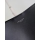 Super Clone Replica YSL Saint Laurent Bold hobo bag in smooth leather, black Top Replica YSL Saint Laurent Bold hobo bag in smooth leather, black