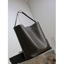 Super Clone Replica YSL Saint Laurent Bold hobo bag in smooth leather, dark green Top Replica YSL Saint Laurent Bold hobo bag in smooth leather, dark green